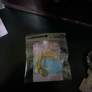 Gold Tassel Keychain